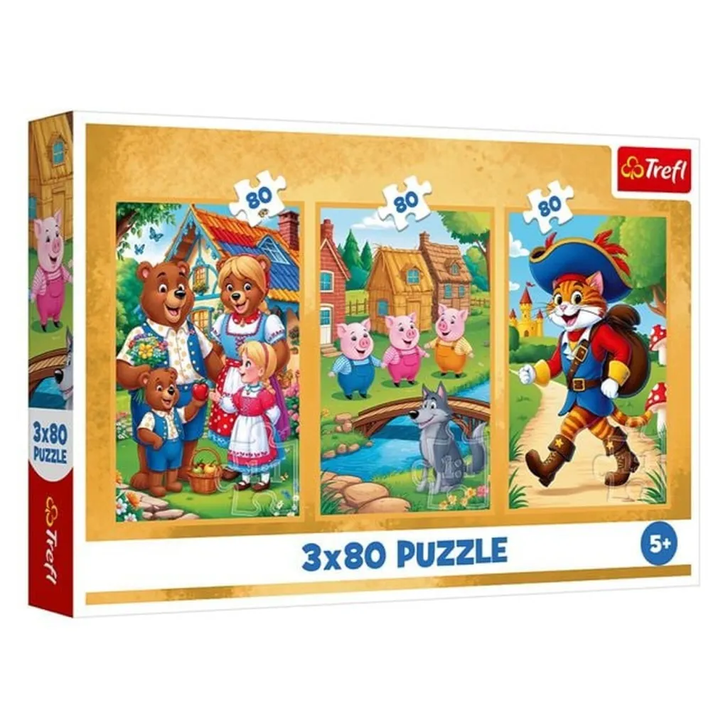 Puzzle me 3 përrallat klasike 3 në 1 - Trefl - 1