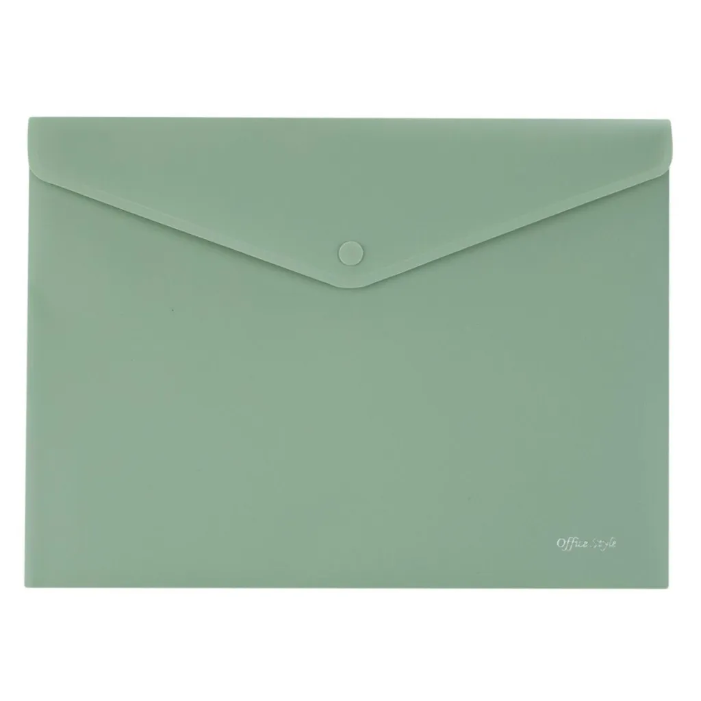 Dosje A4 ngjyrë jeshile me buton Soft Touch - 1