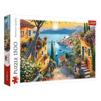 Puzzle me shtëpi dhe det (1500 copë) - Trefl