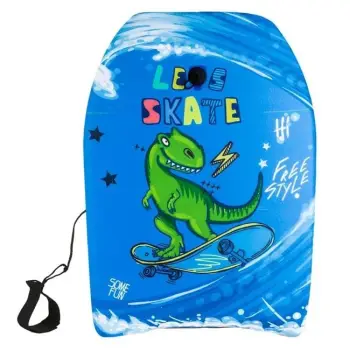 Dërrasë surfi për fëmijë blu me Dinozaur "Lets Skate" 65x44cm