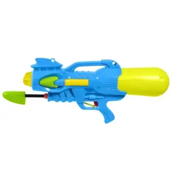 Pistoletë uji plastike blu e verdhë 60 cm