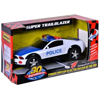 Makinë policie me zë &amp; dritë 30cm