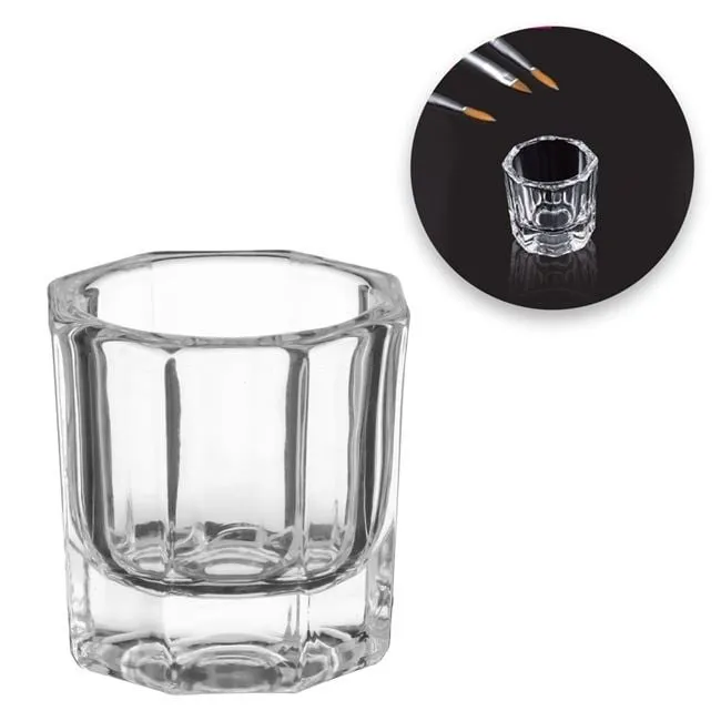 Gotë e vogël qelqi për lëng akriliku Ø3x3cm - 10ml - 1