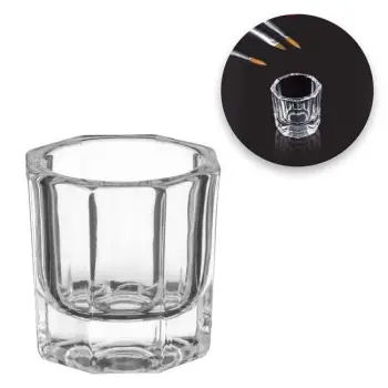 Gotë e vogël qelqi për lëng akriliku Ø3x3cm - 10ml