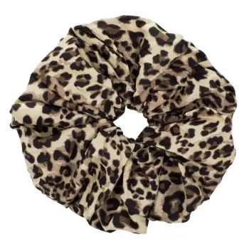 Scrunchie XXL me dizajn leopard