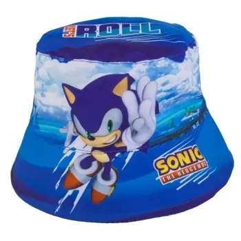 Kapele për foshnje tip bucket në ngjyrë blu Sonic