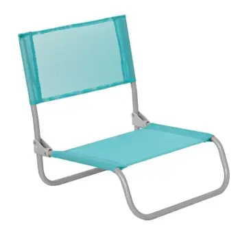 Karrige plazhi metalike turkuaz 45x47x49 cm