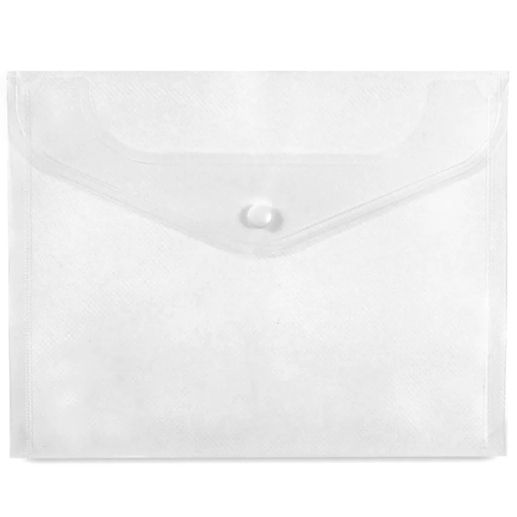 Dosje zarf A5 me buton, transparent - 1