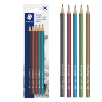Lapsa Staedtler me ngjyra të ndryshme HB2- 5 copë