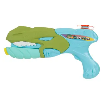 Pistoletë uji plastike jeshile me dinosaur 18 cm