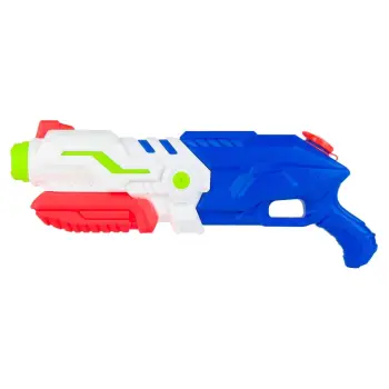 Pistoletë uji plastike blu e bardhë dhe jeshile 47cm