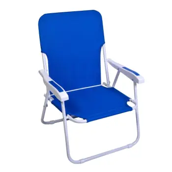 Karrige plazhi blu e palosshme 58x56x74cm