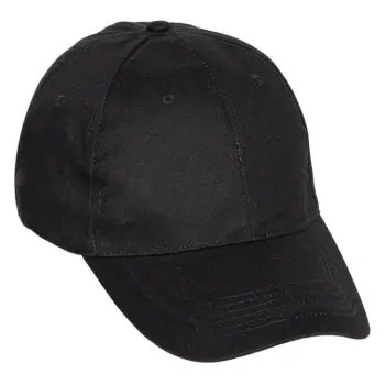 Kapele sportive Jockey pambuku e zezë unisex