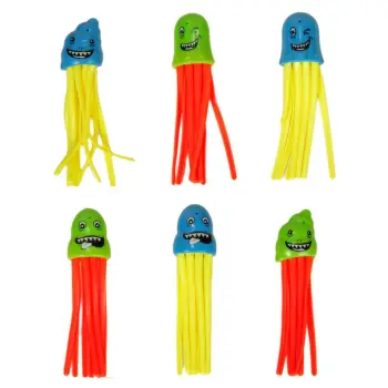Set 6 oktapod plastik në ngjyra te ndryshme