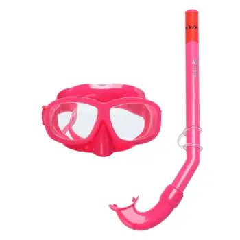 Set maske noti dhe tub frymemarrje ngjyre roze 3-6vjec