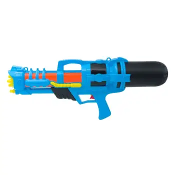 Pistoletë uji plastike blu dhe e zezë 65cm
