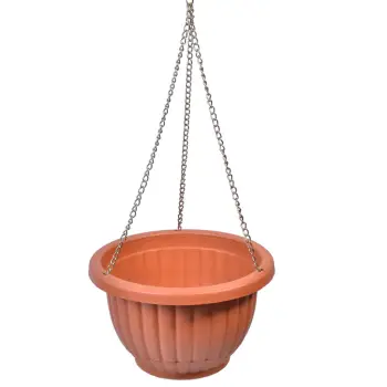 Vazo lulesh prej terrakote plastike me varje ø24x14cm - 3lt