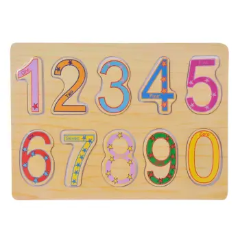 Puzzle druri me numra - 29x21 5cm- 10 pjesë