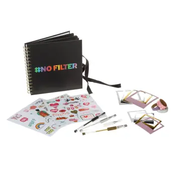 Album scrapbooking i zi "#No Filter" 23x21 cm