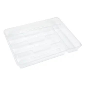 Mbajtëse plastike për enë me pika transparente 34x27x4.5cm