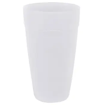 Gotë Uji plastike e bardhë frosty 450ml