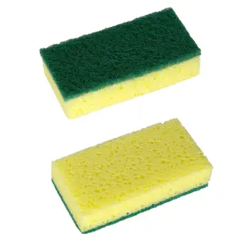 Sfungjerë kuzhine, e verdhë, jeshile - 2 copë