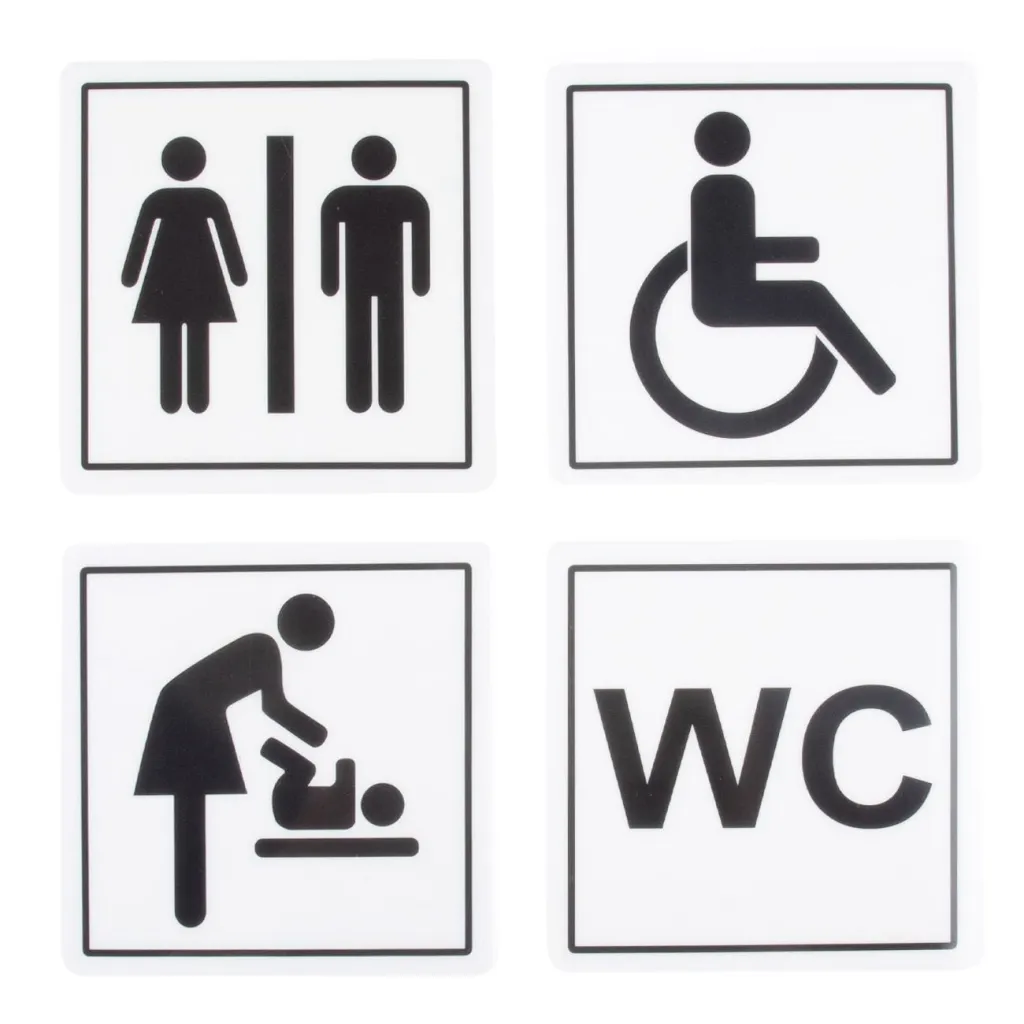 Tabelë Ngjitëse Set Tregues Për Wc 12 Cm - 1