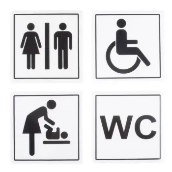 Tabelë Ngjitëse Set Tregues Për Wc 12 Cm