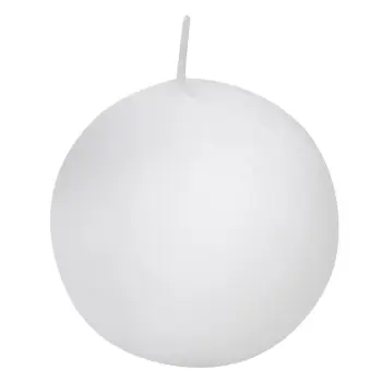 Qiri Aromatik I Bardhë Në Formë Topi Me Aromë Jaseminë 5 Cm