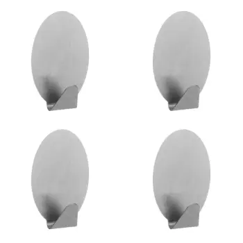 Ganxha metalikë, ngjyrë silver 3cm - 4 pcs